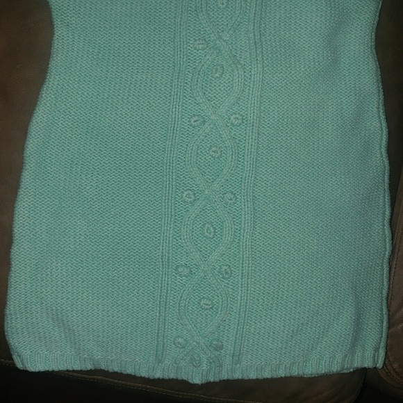 EUC Gymboree | girls mint sweater knit dress - Picture 3 of 4